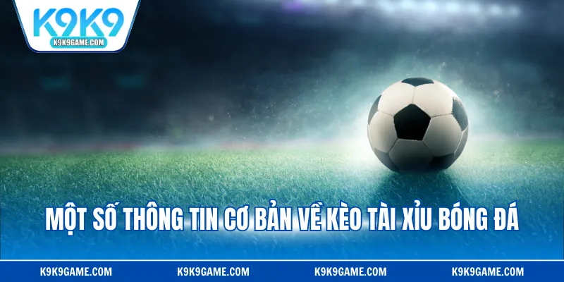 Một số thông tin cơ bản về kèo tài xỉu bóng đá